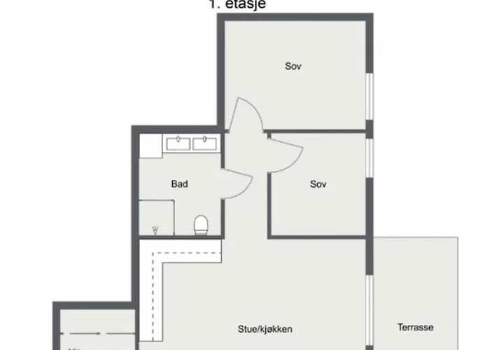 Elegant 2 Bedroom In, Out Next To Fyri In 海姆瑟达尔